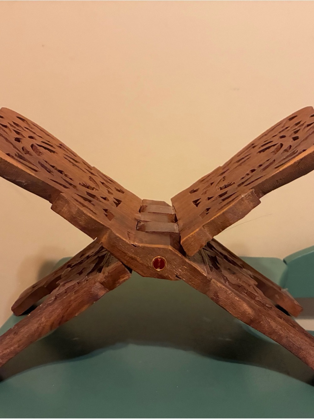 Vintage Wooden Foldable Book Stand